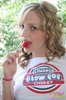 Lovely Marilyn sucking on a blowpop